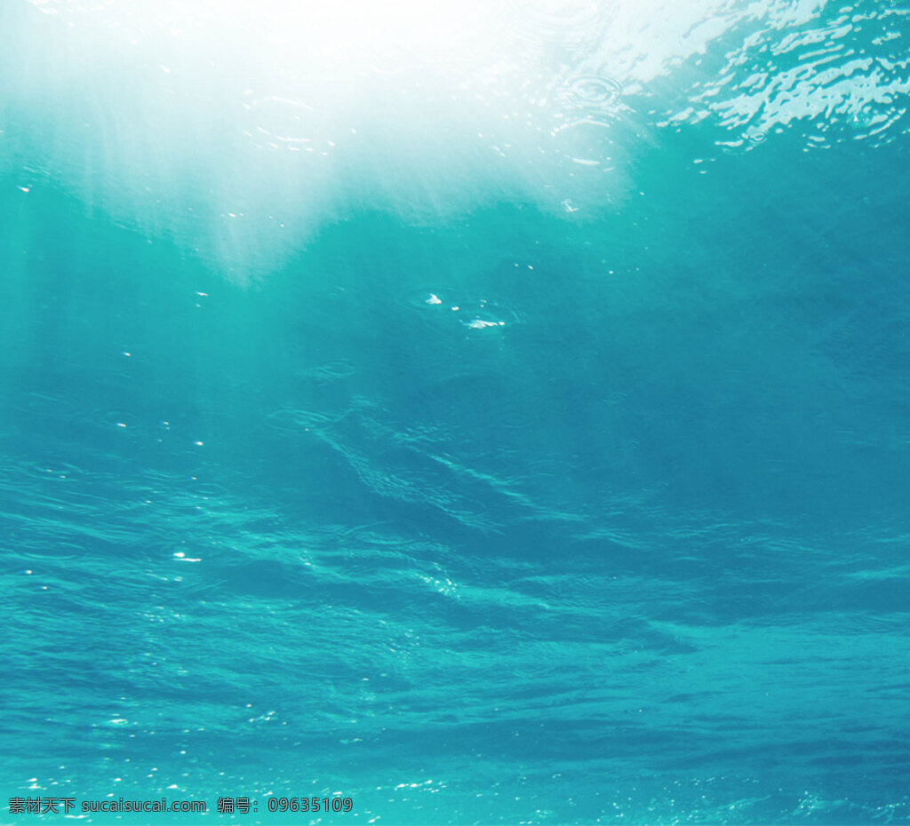蓝色 大海 清澈 背景 阳光 广告背景 背景素材 透明 照射 保护海洋