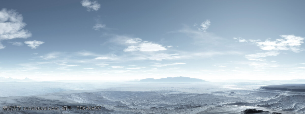 天空 水天一色 高清 风景 山峰 白云 自然景观 自然风景