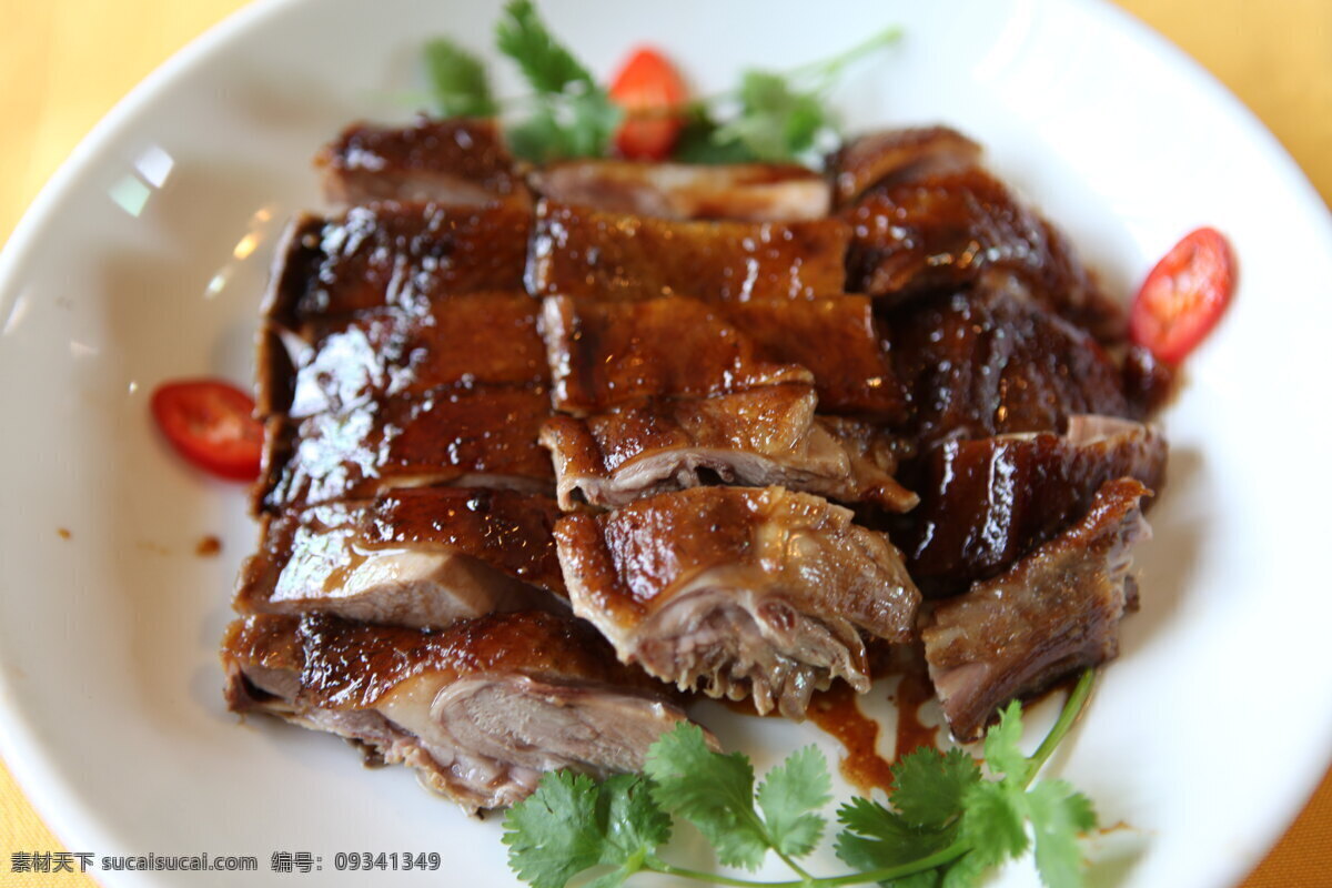 碌鹅 鹅 烧鹅 鹅肉 青菜 蔬菜 拼盘 鹅块 美食 传统美食 餐饮 香菜 辣椒 餐饮美食