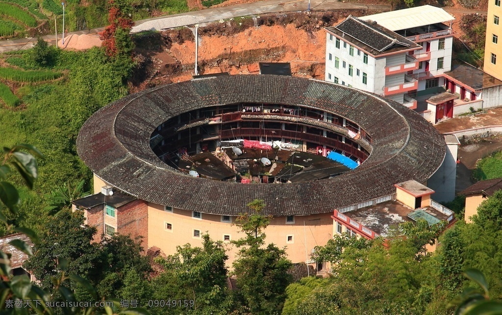 客家 围屋 客家围屋 房子 屋子 古建筑 福建 龙岩 福建龙岩 建筑园林 建筑摄影