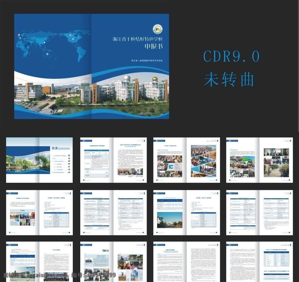 2015 年 申报 材料 画册设计 申报书 特色学校 学校 浙江省 申报材料 全景 照片 表格 目录 简洁 干净 申报表 照片设计 项目合作 蓝色 项目介绍 姐妹学校 教学研讨 教学 研讨 排版设计 中外合作 样本课程 文化讨论 文化讲座 课程纲要 合唱艺术 艺术 中美合作 act 交流感想 情况统计 画册