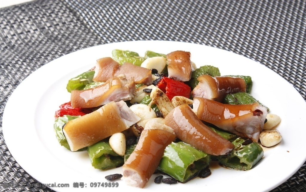 拍蒜虎皮猪尾 虎皮尖椒 猪尾 猪尾尖椒 农家菜 拍蒜猪尾 餐饮美食 传统美食