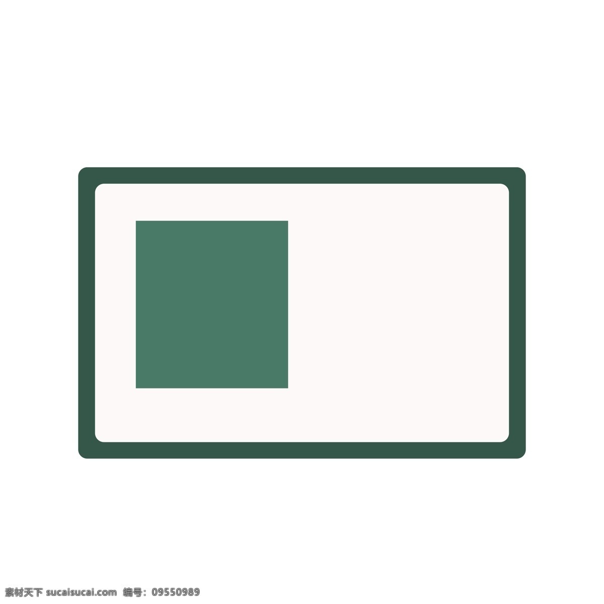 墨绿色 绿色 白色 文本 框 文本框 简约 简单 扁平 大气 文艺 清新 装饰 装点效果 模板 淘宝 天猫