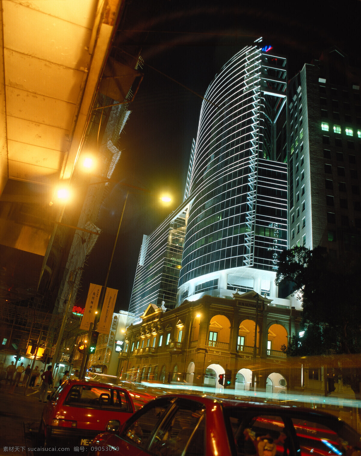 现代 都市 夜景 城市之夜 城市夜景 高楼大厦 繁华都市 繁荣城市 灯光 霓虹灯 道路 马路 城市风光 环境家居 黑色