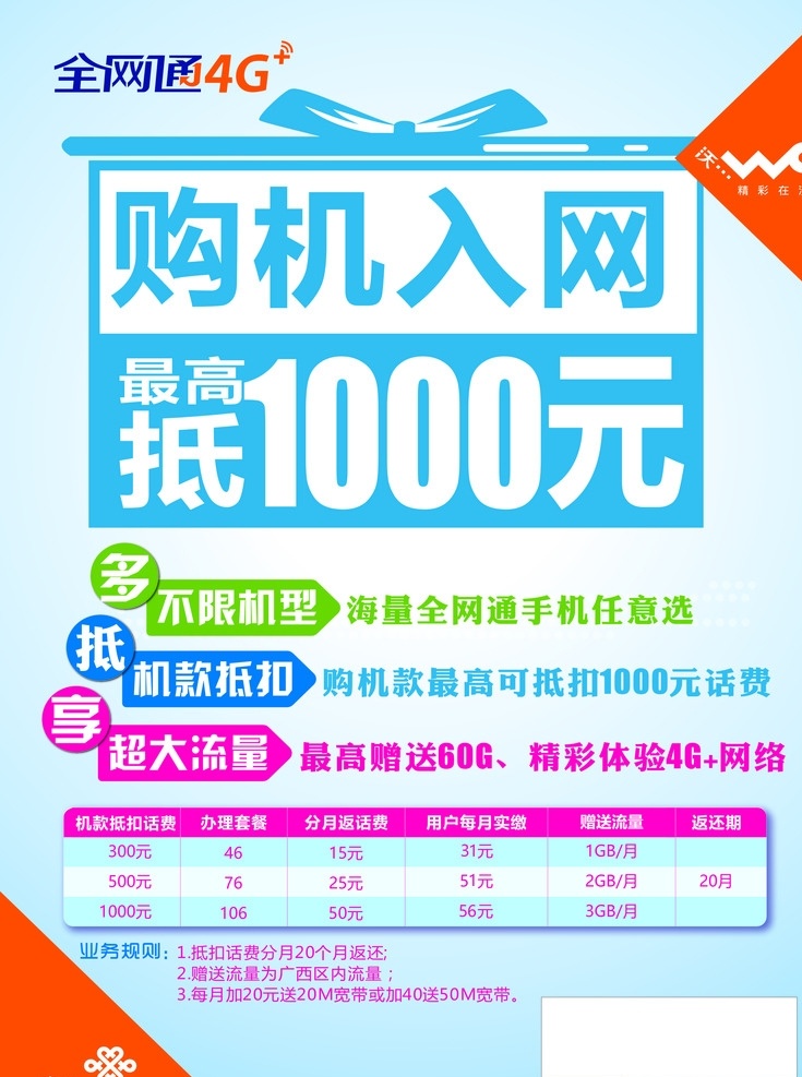 联通 购机 直 降 海报 联通购机直降 联通海报 招贴设计