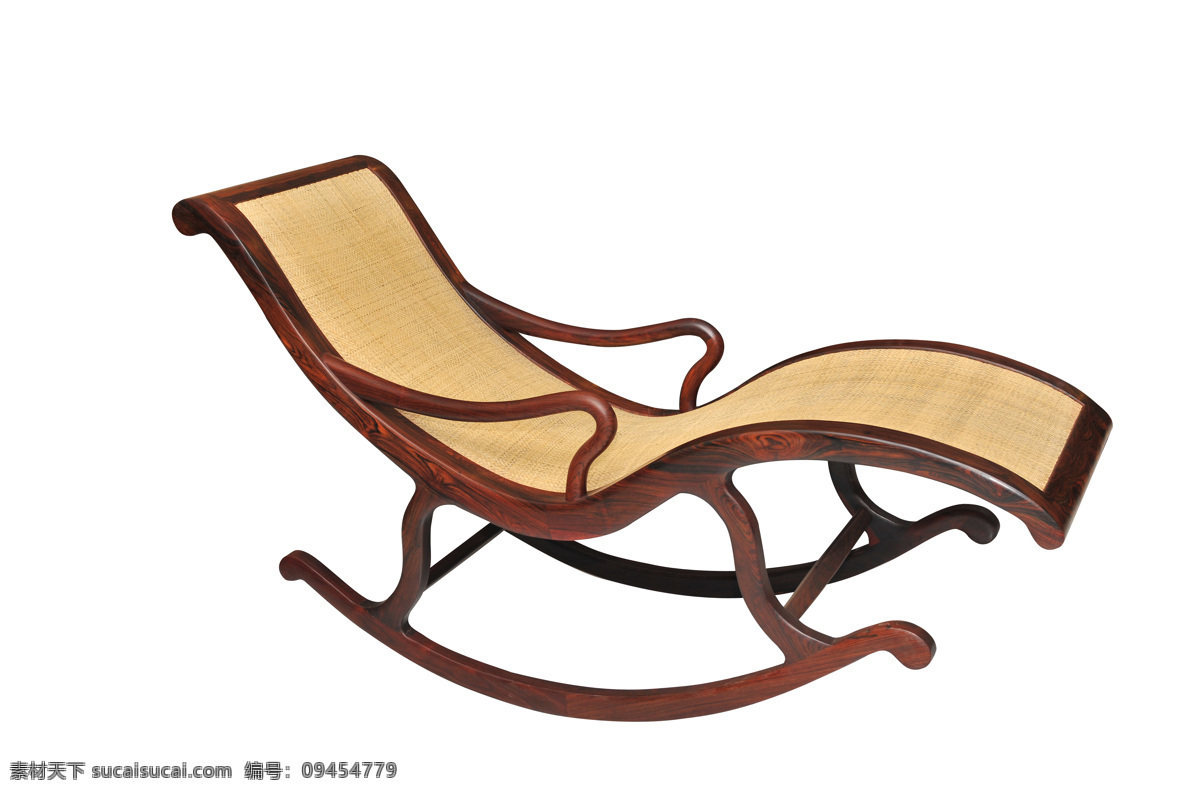 红木摇椅 椅子 红木 木头 家具 器物 传统文化 文化艺术