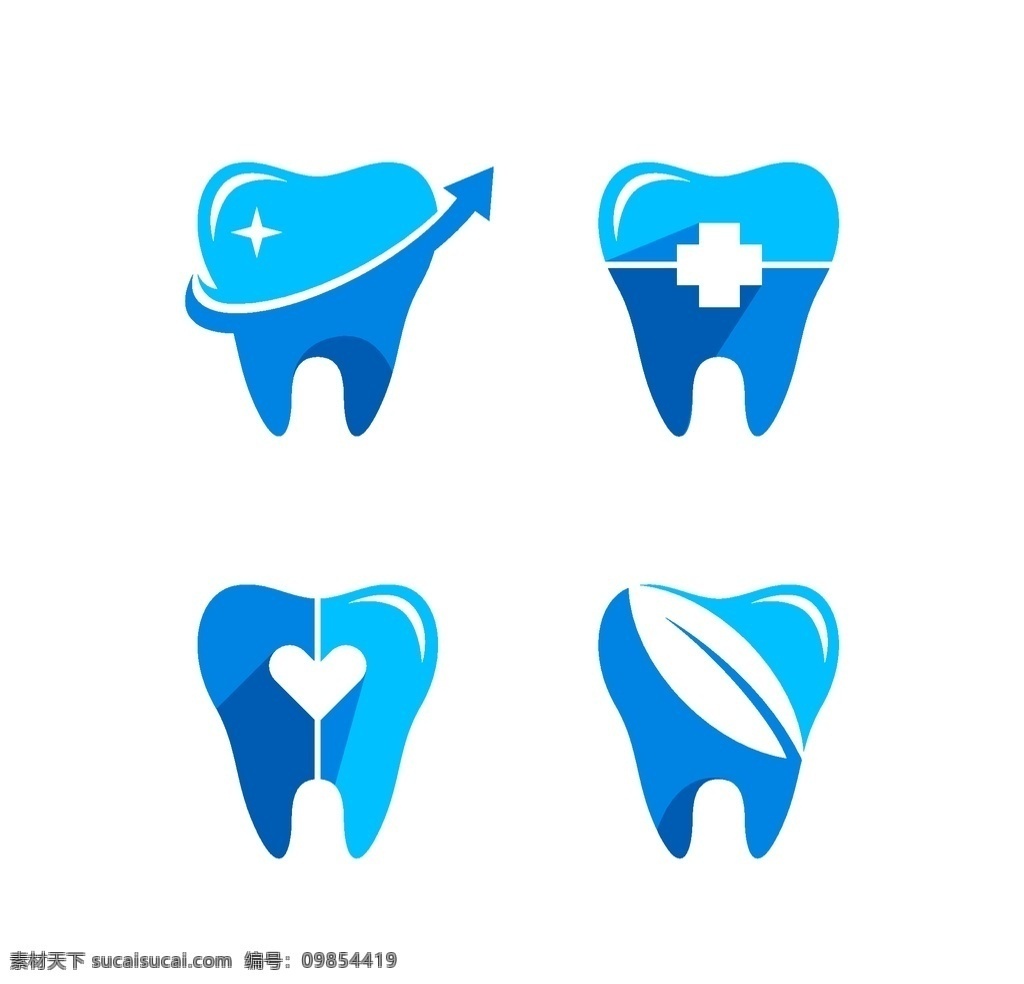 牙齿口腔 牙医 医疗 口腔健康 牙科 ai设计素材 ai矢量图