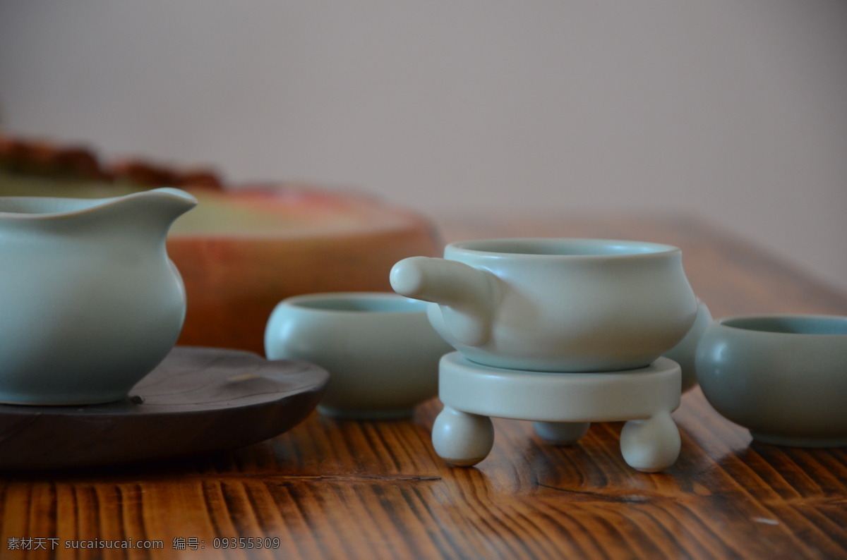 茶具 功夫茶 汝窑茶具 茶盘 陶瓷茶道 茶杯套装 文化艺术