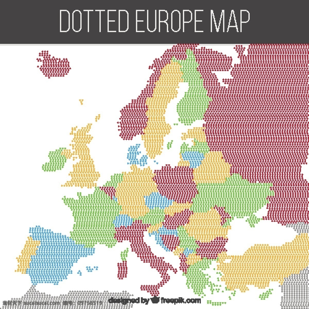 点状 图案 欧洲 地图 矢量 点状图案 欧洲地图 矢量素材