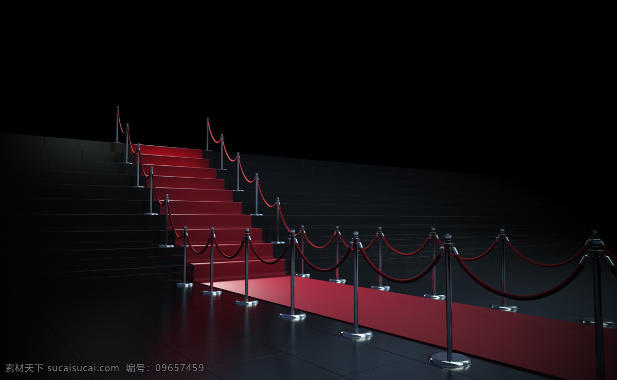 红 地毯 红地毯 栏杆 阶梯 舞台 室内设计 环境家居