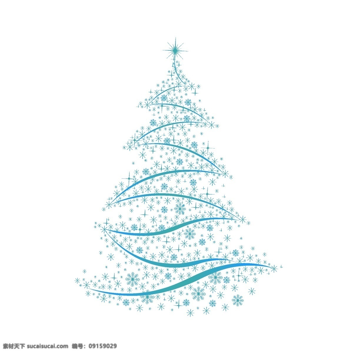 蓝色 雪花 唯美 圣诞树 矢量 原 属 浪漫 平安夜 蓝色雪花 海报 圣诞夜
