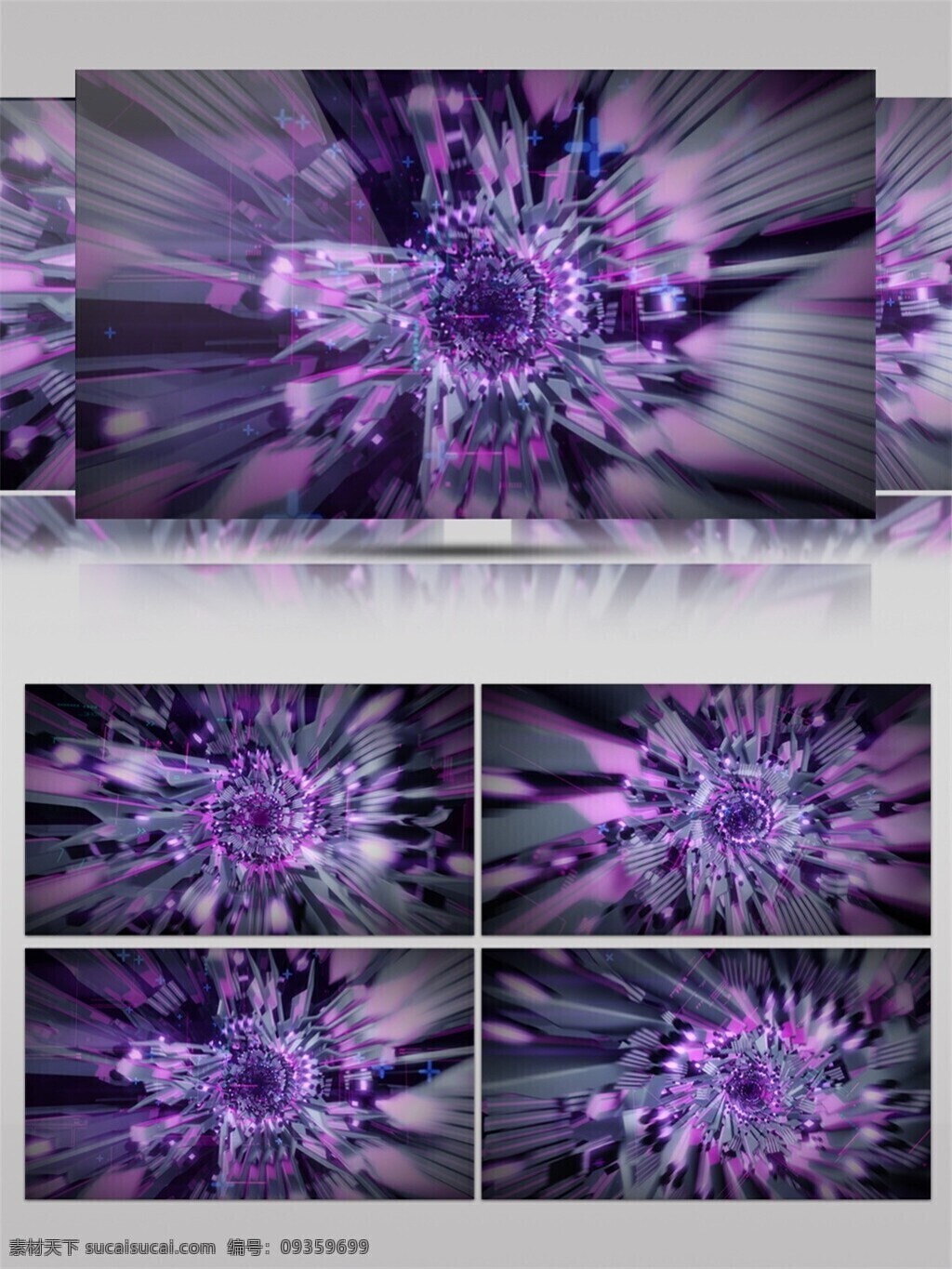 紫色 星光 舞台 视频 星际 动感 高清素材 唯美素材 光景素材