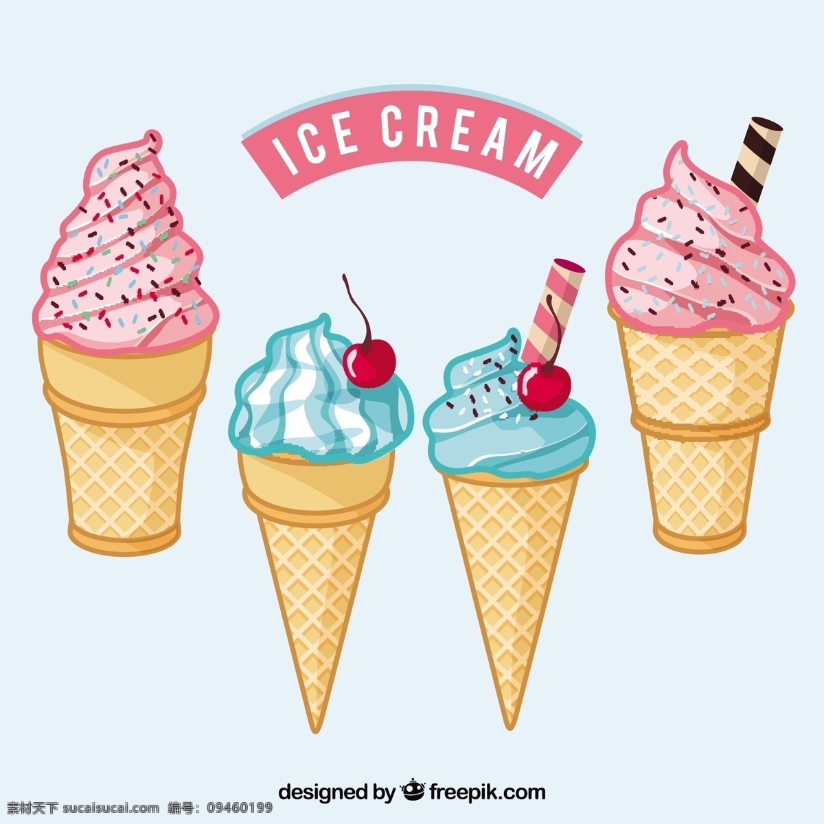 蛋卷 冰淇淋 收藏 食物 夏天 冰 甜 甜点 奶油 吃 季节 包装 锥 收集 美味 集 味道 夏季 冷却 季节性 清爽