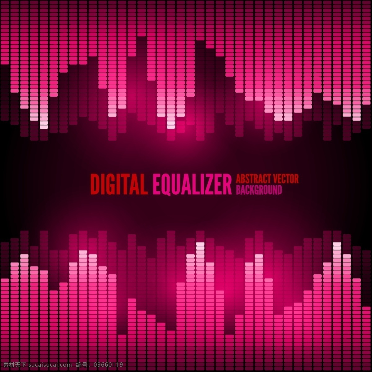 粉色 律动 音乐 光线 光谱 矢量 背景 矢量素材 设计素材 背景素材