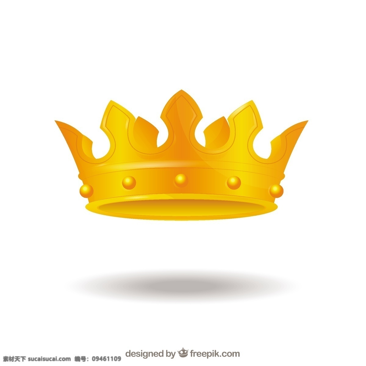 优雅 金色 皇冠 矢量 优雅的 金色皇冠 矢量素材
