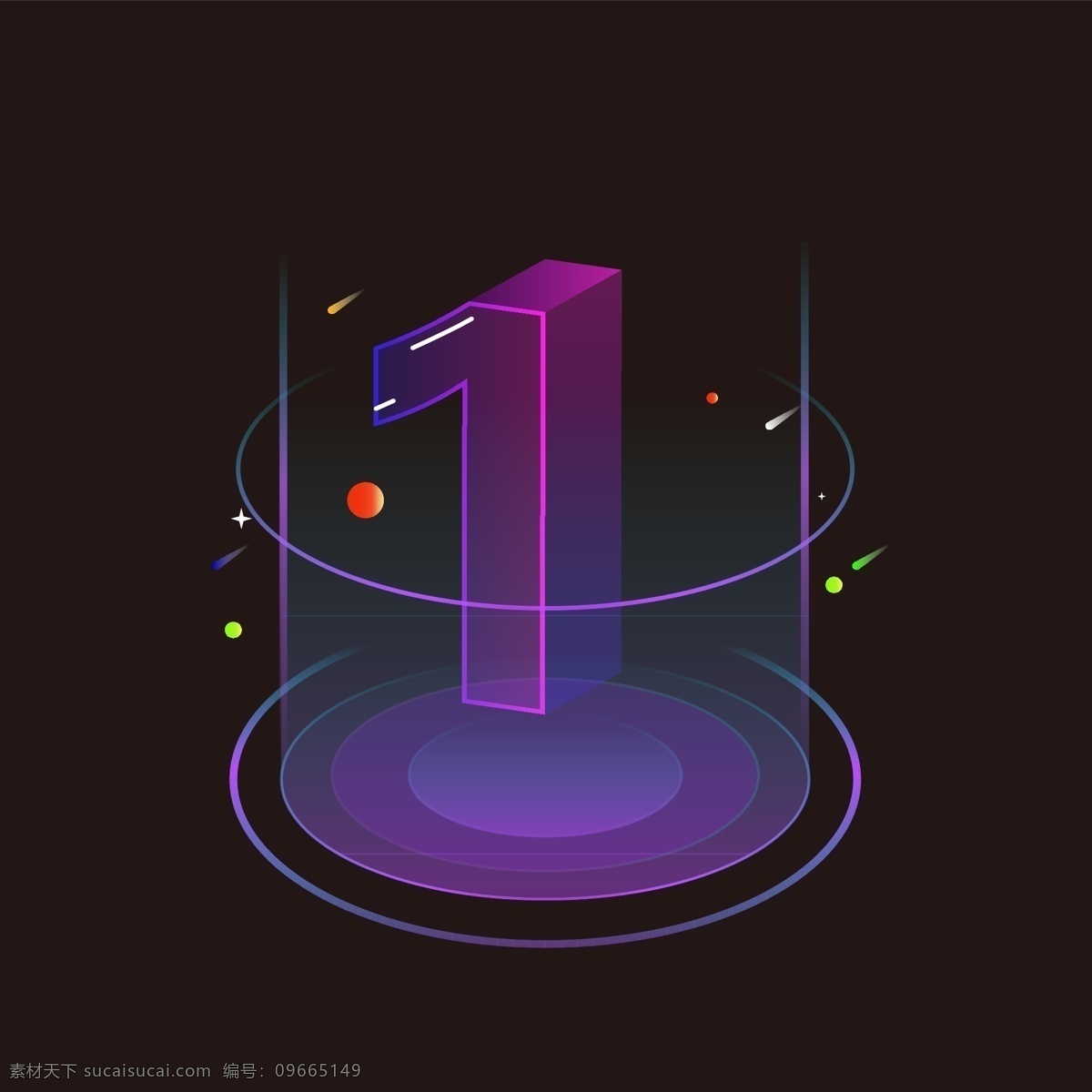 渐 变色 倒计时 立体 数字 渐变色 立体数字 装饰 2.5d 炫酷 紫色 立体效果 2.5d插画
