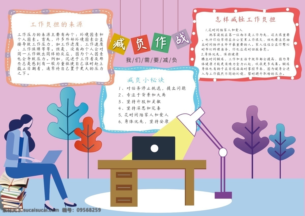 原创 小 清新 我们 需要 减负 工作 压力 小报 手 抄报 小清新 简约 公益 手抄报 我们需要减负 减负小报 减负手抄报 粉色 压力负担 公益小报