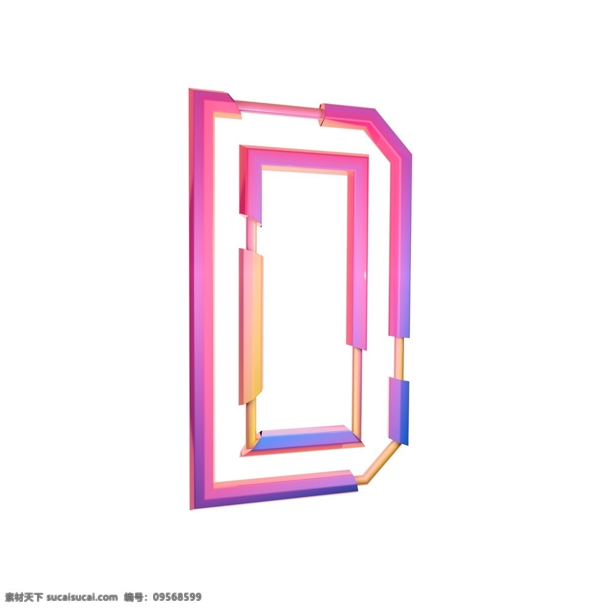 立体 创意 个性 字母 装饰 c4d 渐 变色 电商 活 动用 图 海报 配 渐变色