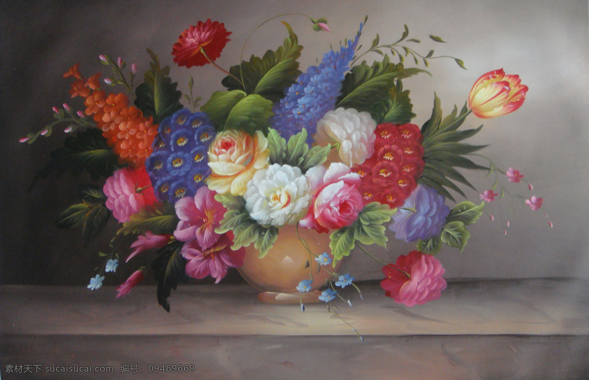 美丽 花卉 静物 油画 油画花朵 鲜花油画 花卉油画 花瓶静物 油画静物写生 油画艺术 绘画艺术 装饰画 书画文字 文化艺术