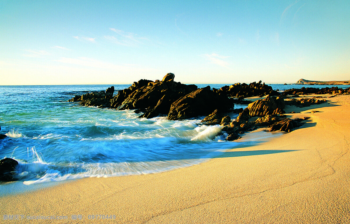 沙滩 海浪 青色 天蓝色