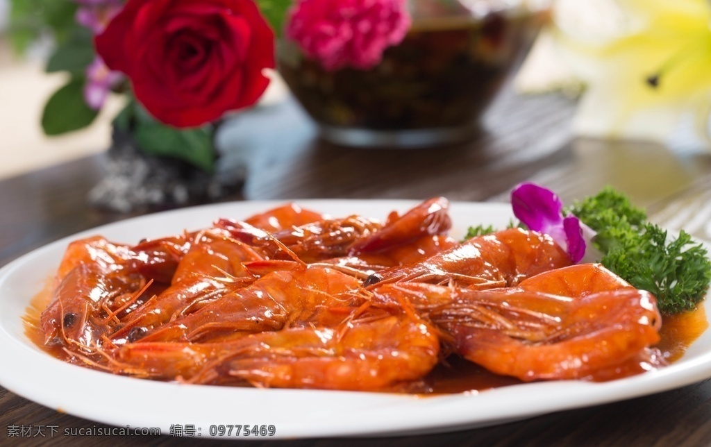 油焖大虾 特色菜 菜 餐饮美食 菜图 传统美食