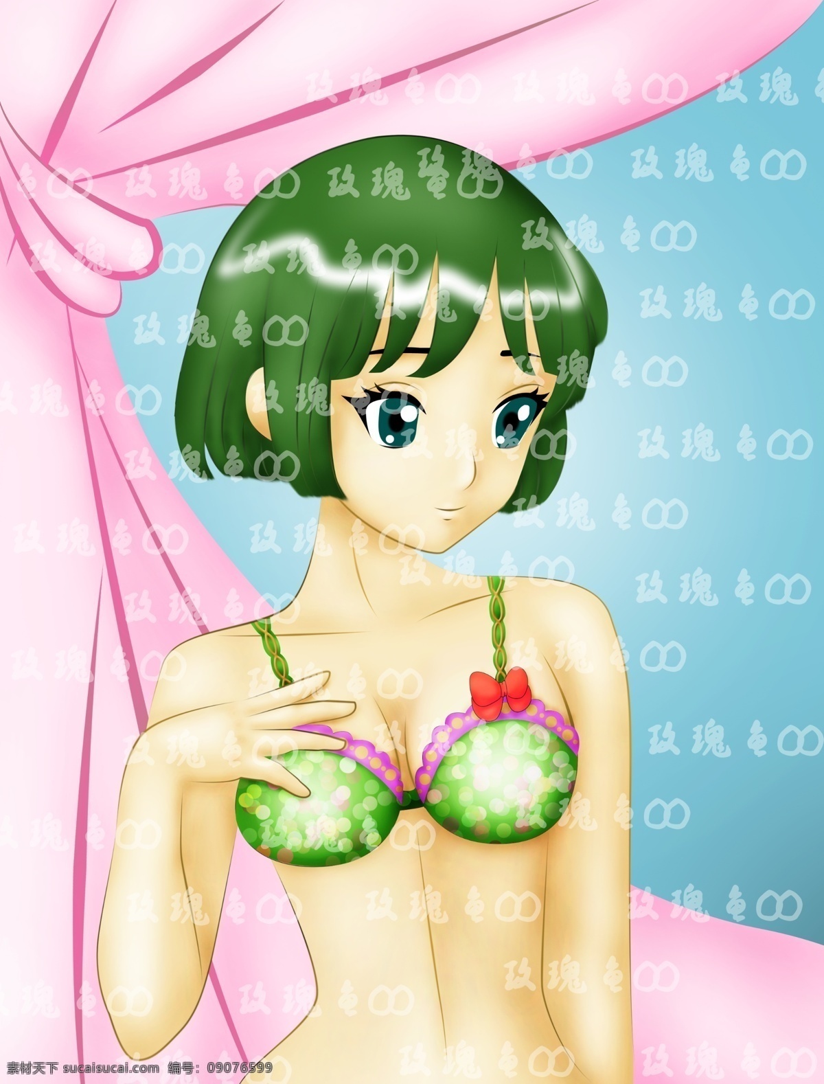 卡通内衣少女 模版下载 卡通少女 漫画美女 卡通 动漫 女孩 少女 女性 女人 动漫人物 门帘 窗帘 卡通女郎 源文件 动漫动画 白色