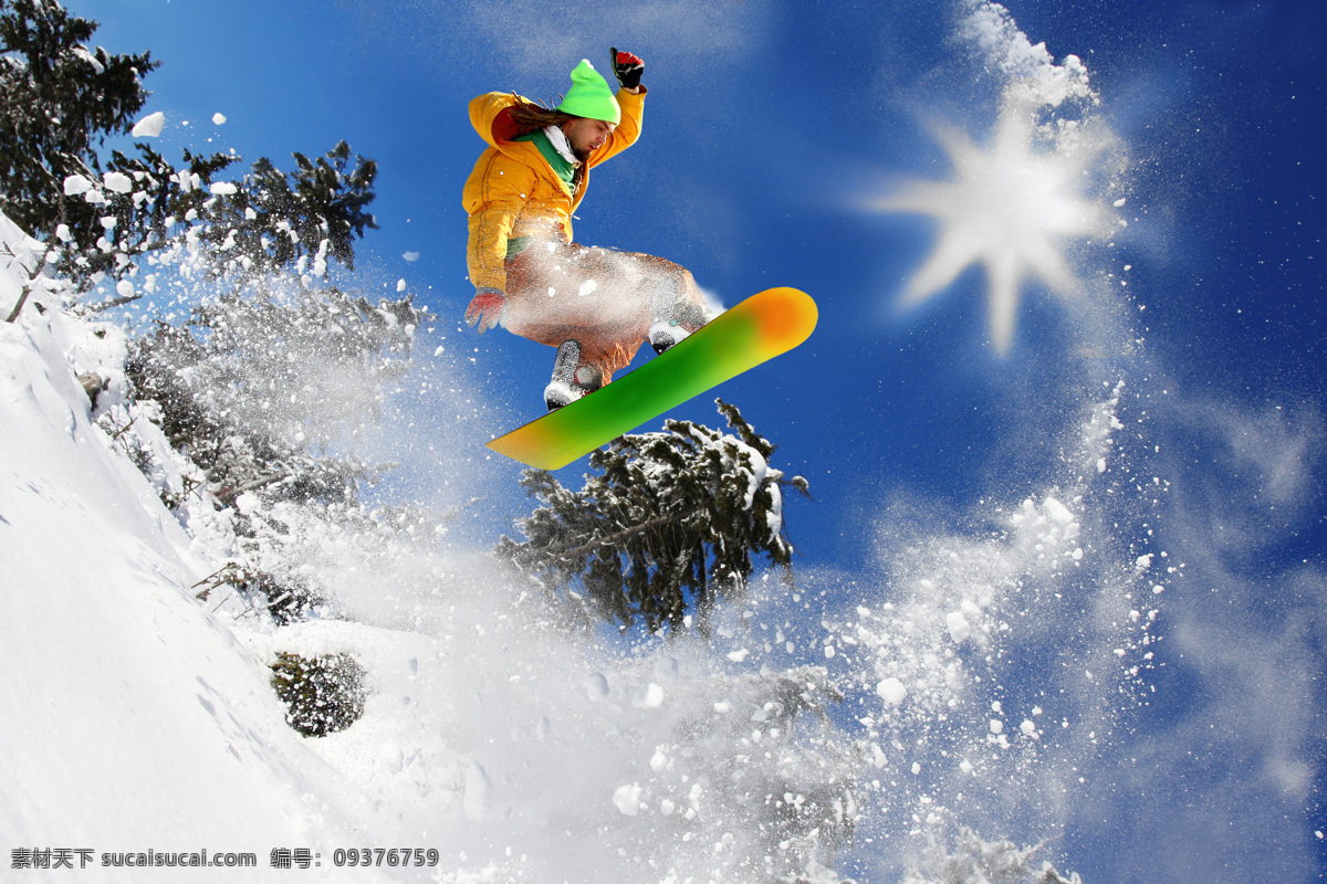 滑雪 时尚 青年 度假胜地 冬季 雪地 美丽雪景 雪山 滑雪板 雪橇 时尚青年 极限运动 滑雪图片 生活百科