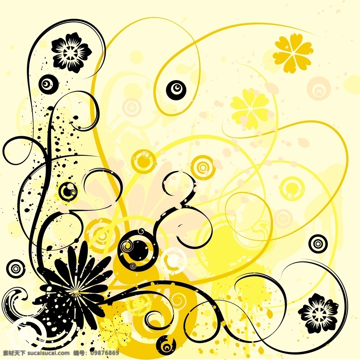 欧美 矢量 花纹 矢量图 花纹花边