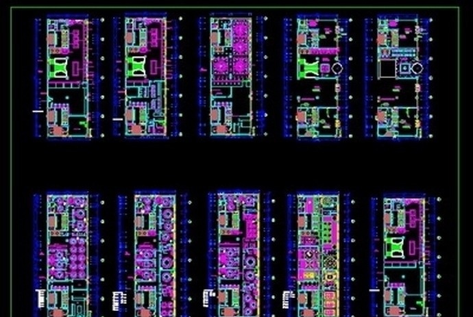 酒店 装修 全套 施工图 cad施工图 商业装修 cad图纸 酒店装修图 cad 其他模型 3d设计模型 源文件 dwg