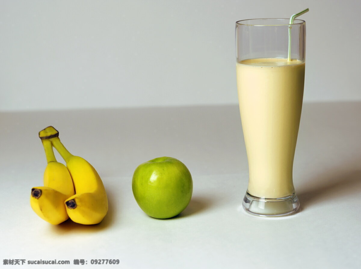 高清 香蕉苹果 牛奶 香蕉 苹果 奶昔 水果奶昔 水果饮料
