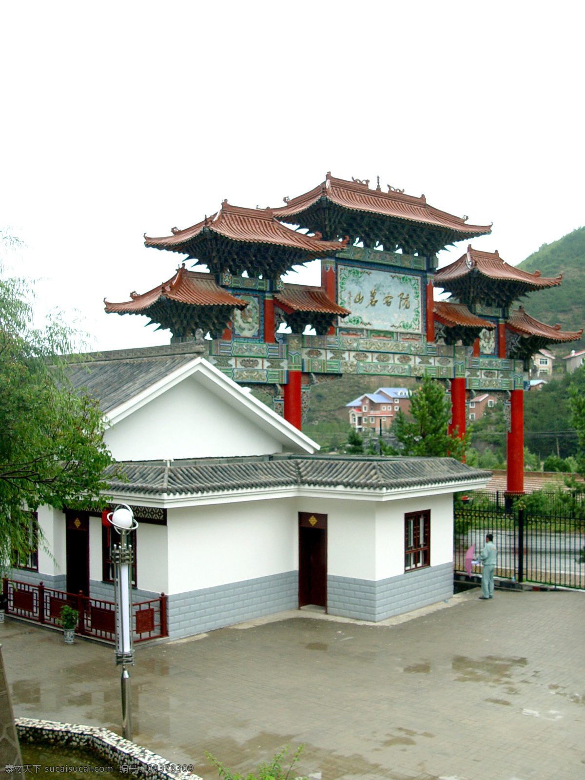 山门 兴隆山 山庄 度假村 高清图片 自然风景 旅游摄影