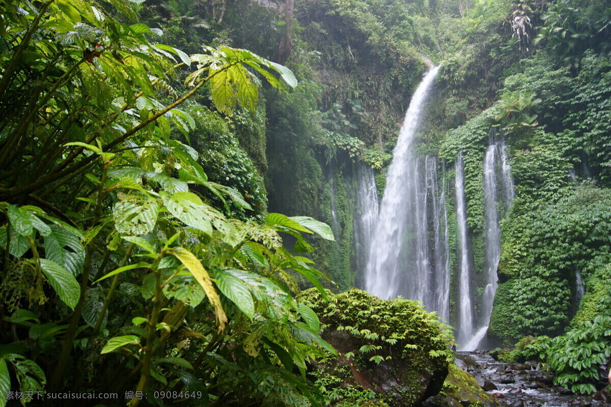 瀑布风景摄影 瀑布风景 美丽风景 瀑布流水 景色 自然风景 其他艺术 文化艺术 黑色