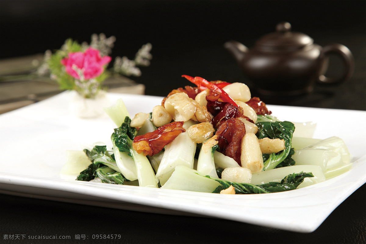 油渣奶白菜 美食 传统美食 餐饮美食 高清菜谱用图