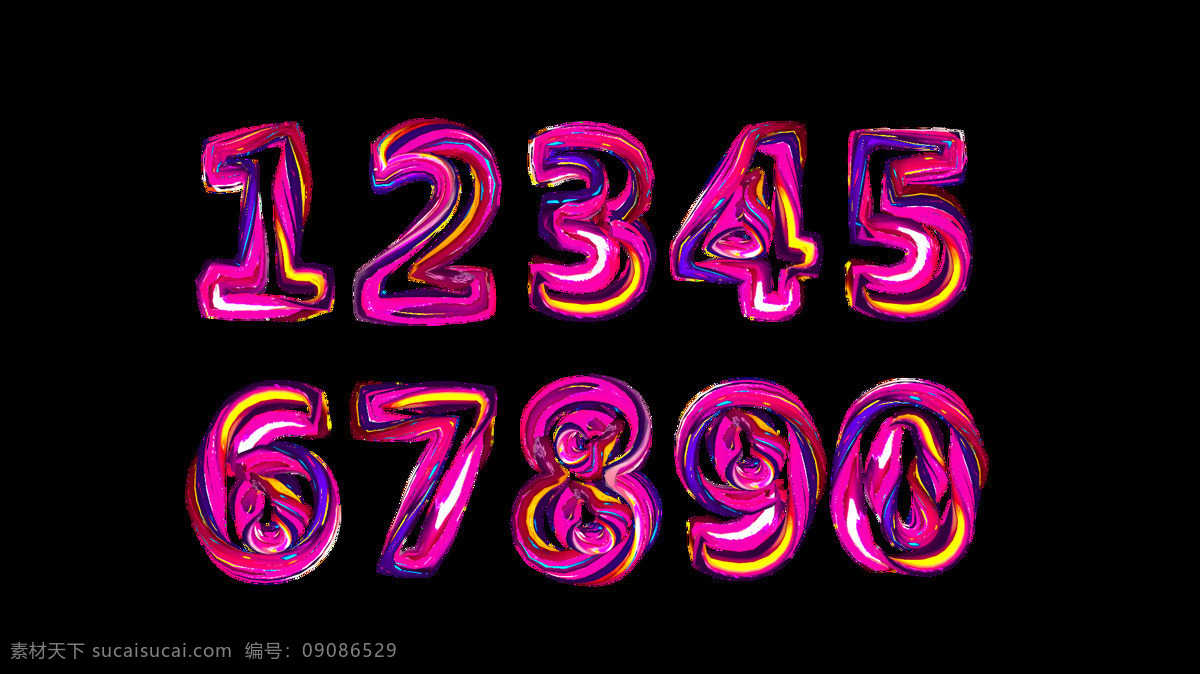 数字 创 意图 艺术 字 阿拉伯数字 艺术字 免抠数字 3d数字 3d设计 3d作品