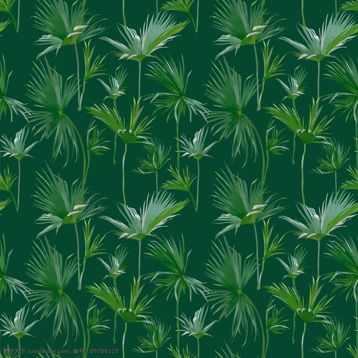 水彩 热带 风情 矢量 背景 绿色 矢量素材 设计素材 背景素材