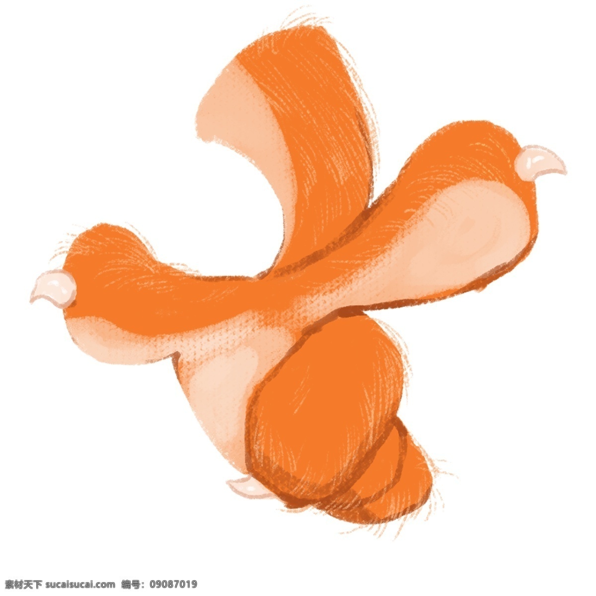 黄色 动物 手势 插画 锋利的爪子 黄色的爪子 动物的手势 卡通动物手势 创意手势插画 尖尖的指甲