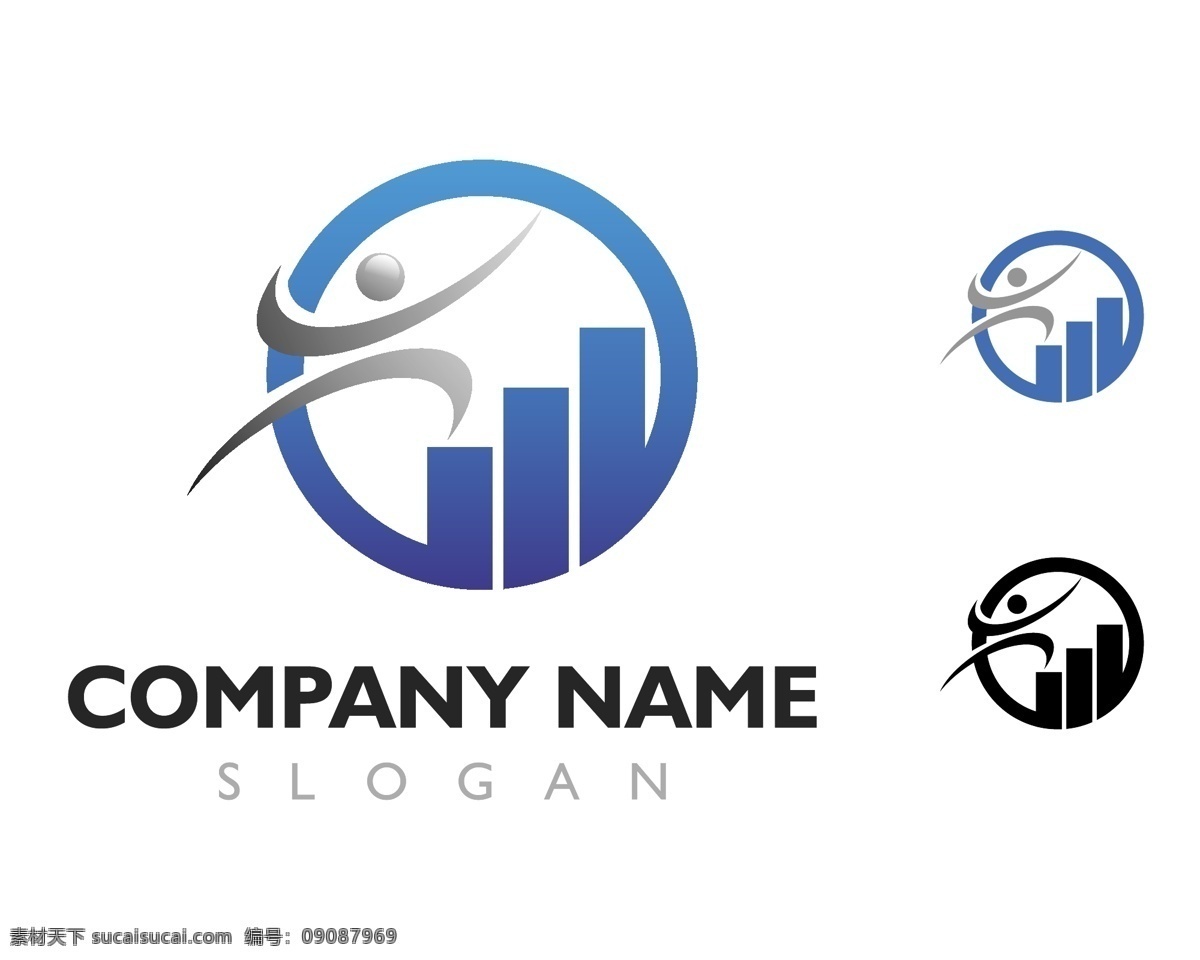金融 logo 公司logo 企业logo 创意 标志设计 商标设计 logo图形 标志图标 矢量素材 白色