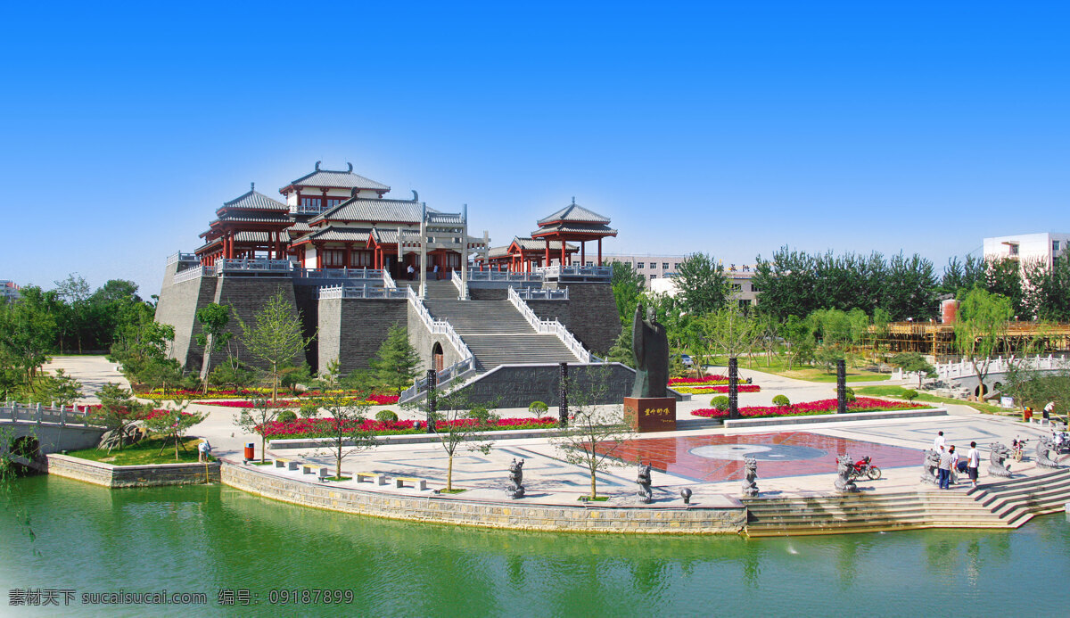 德州 董 子 读书 台 董子读书台 风景 美丽德州 董仲舒 德州风景名胜 自然景观 风景名胜