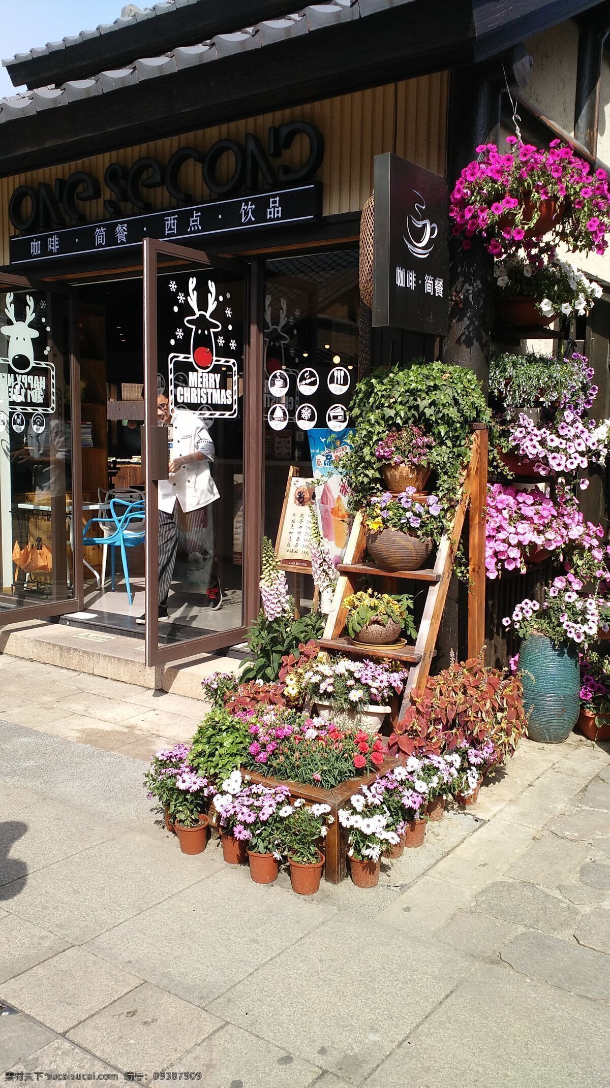 店铺 景区商铺 花架 拈花湾商铺 自然景观 建筑景观
