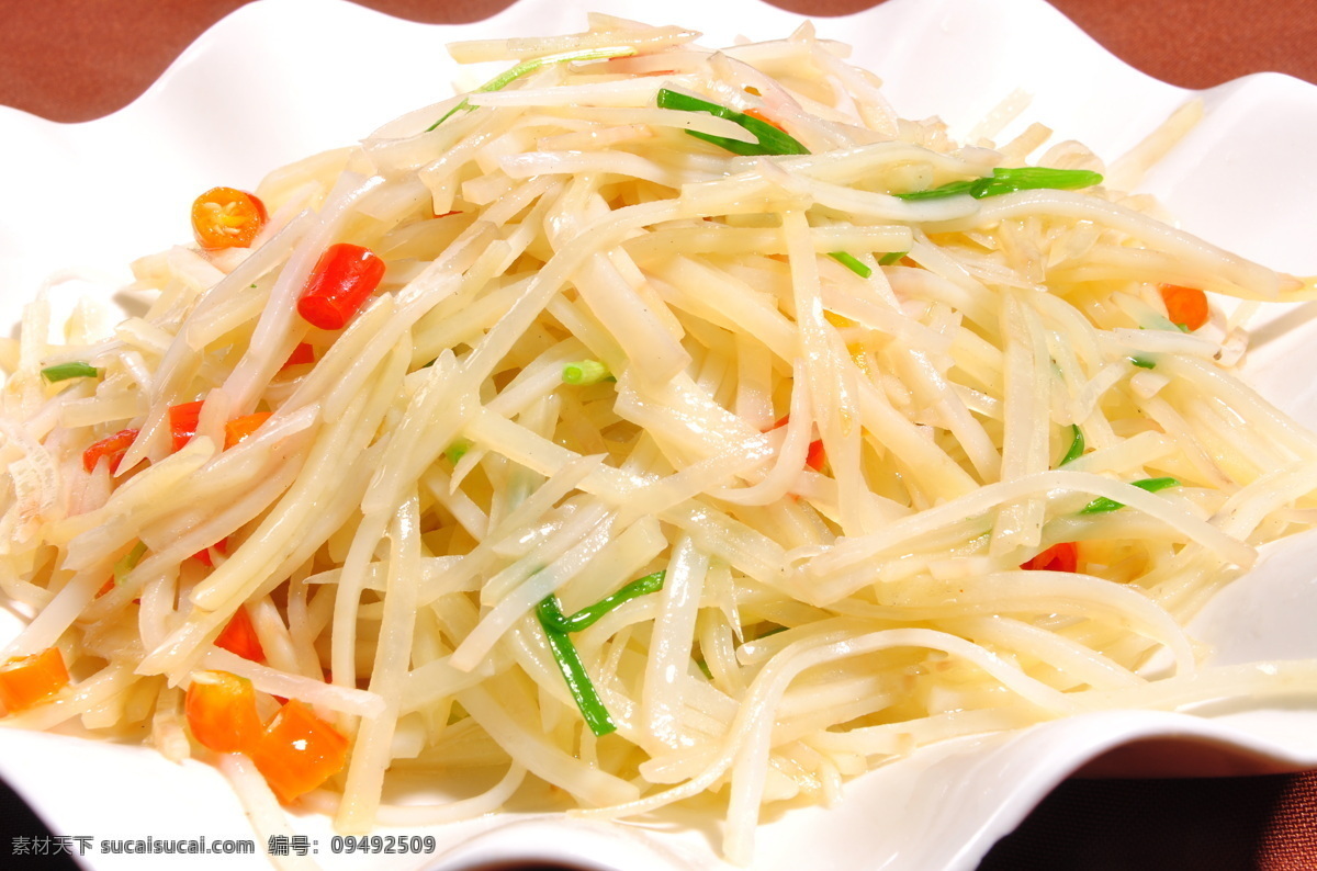 凉拌土豆丝 拌菜 凉菜 精美小菜 开胃凉菜 凉菜类 菜 餐饮美食 传统美食