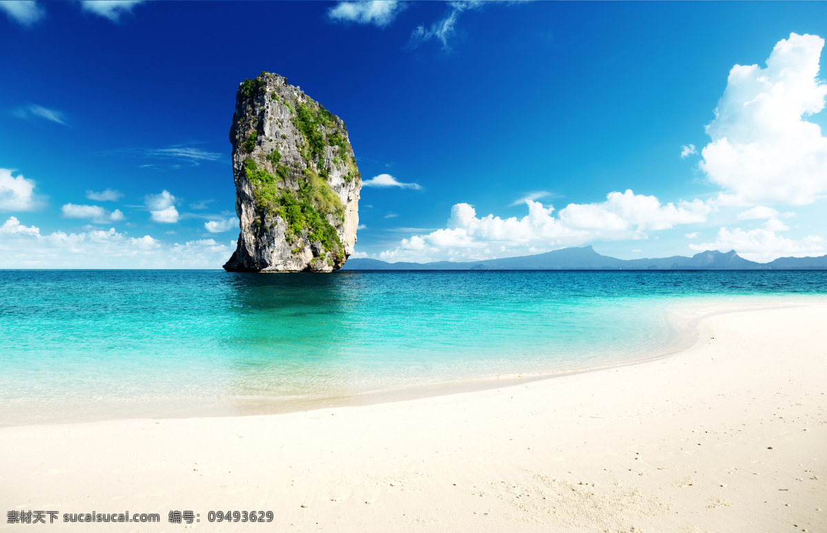 美丽海滩风景 美丽风景 自然风景 风景摄影 美景 景色 风光 大海 海滩 沙滩 蓝天白云 海岸风情 自然景观 白色