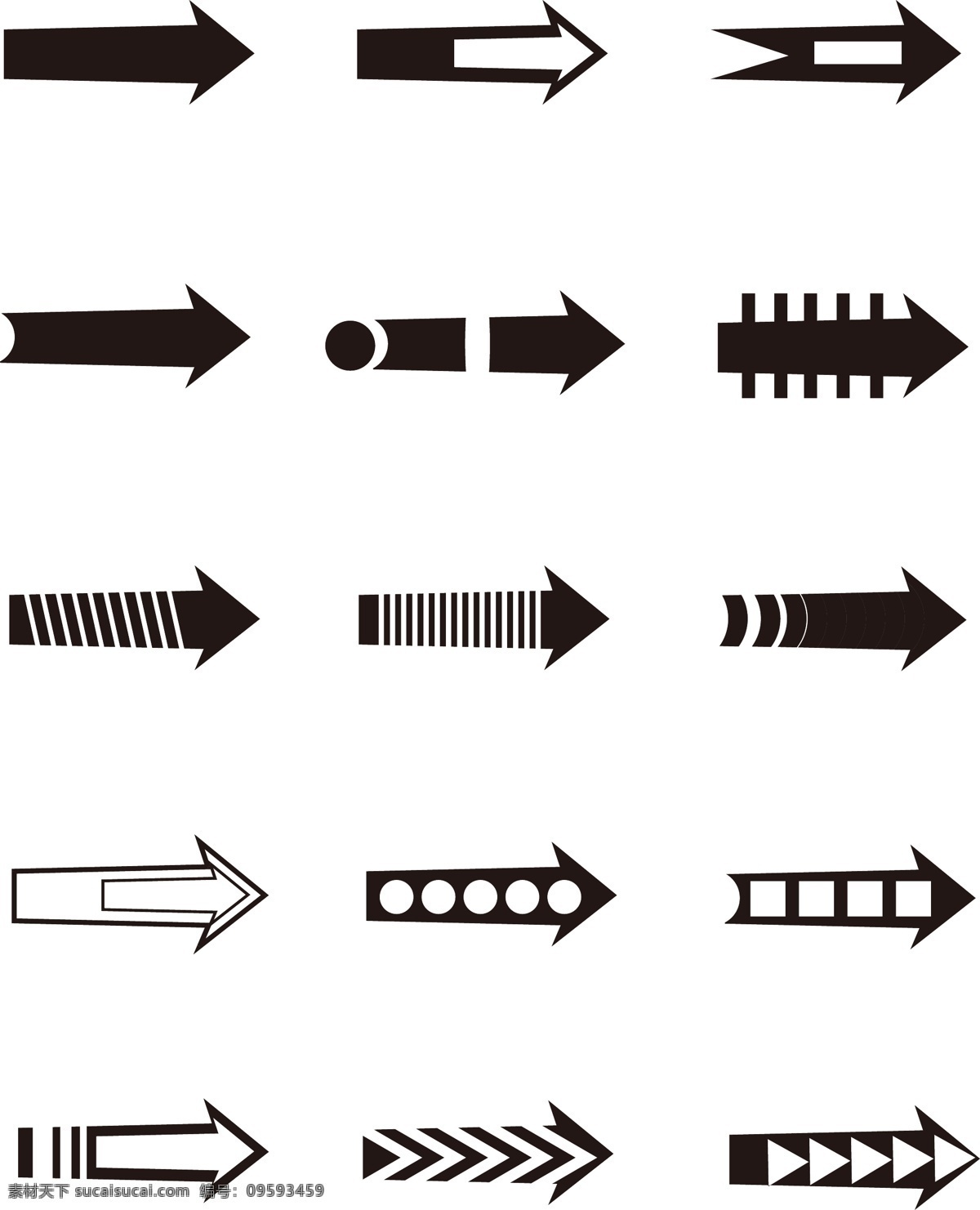 简约 创 线条 箭头 元素 商用 箭头集合 集合