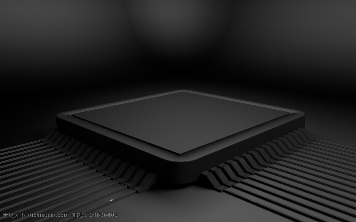 自制 芯片 模板 智能 3d 立体 背景 建模 c4d