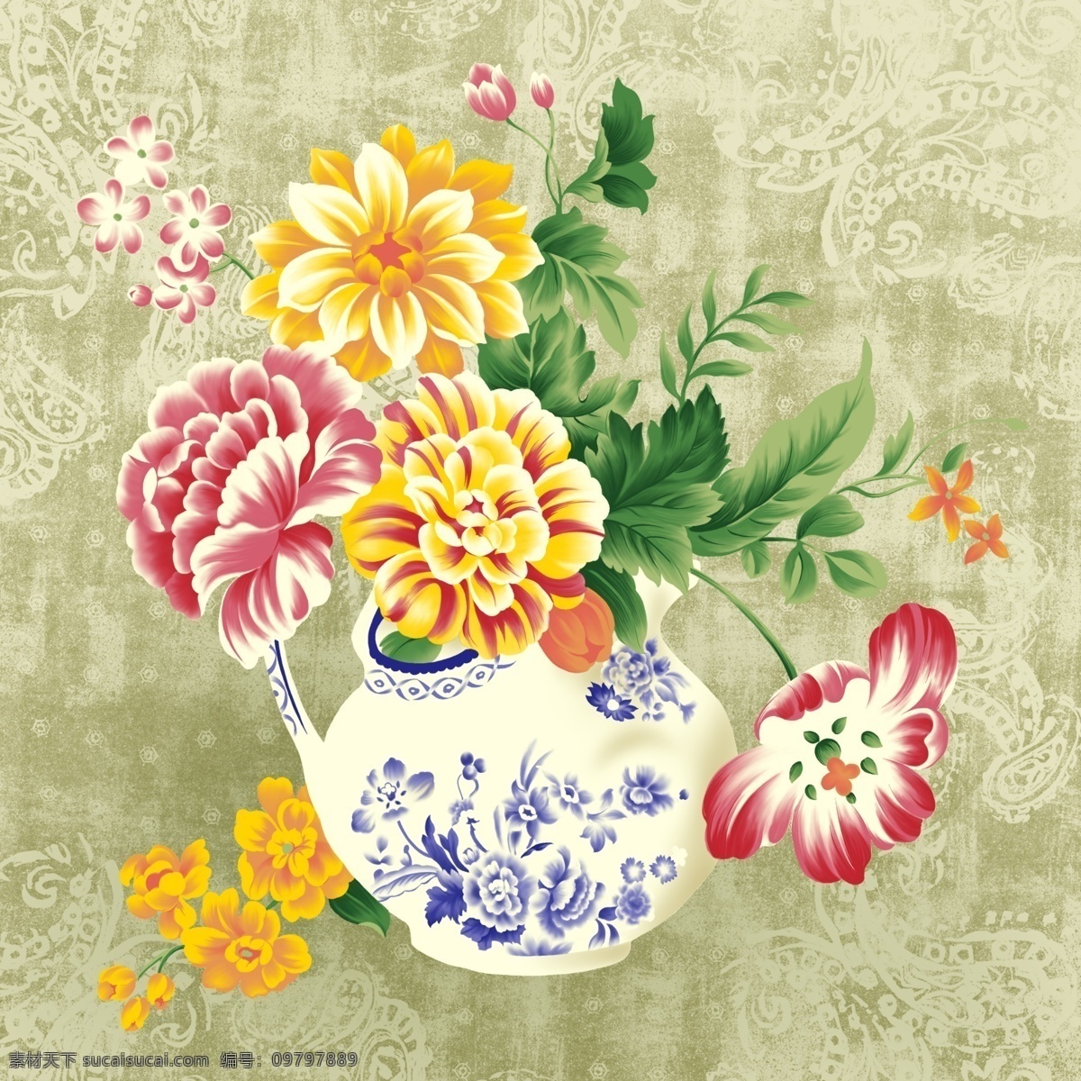 无 框 画 花 花瓶 绘画 无框画 艺术 高雅情调 家居装饰素材