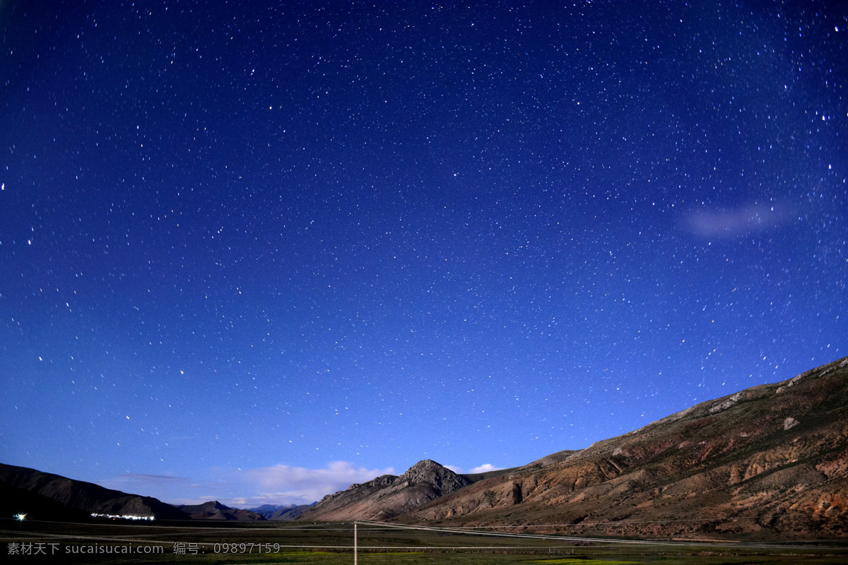 星空 草原 邦达 西藏 高原 青藏高原 昌都 星星 自然景观 自然风景