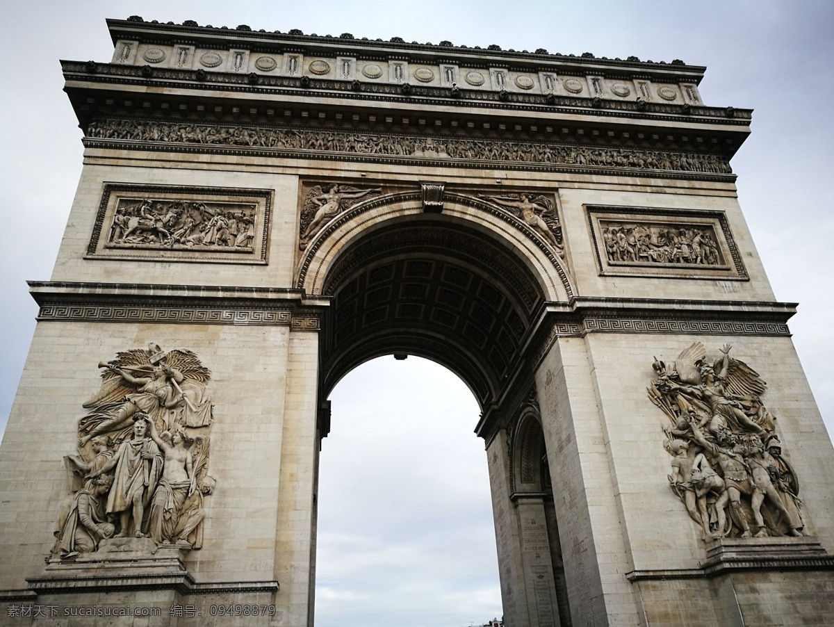 巴黎凯旋门 法国 巴黎 凯旋门 名胜 旅游 欧洲 古迹 建筑 欧洲旅游 旅游摄影 国外旅游