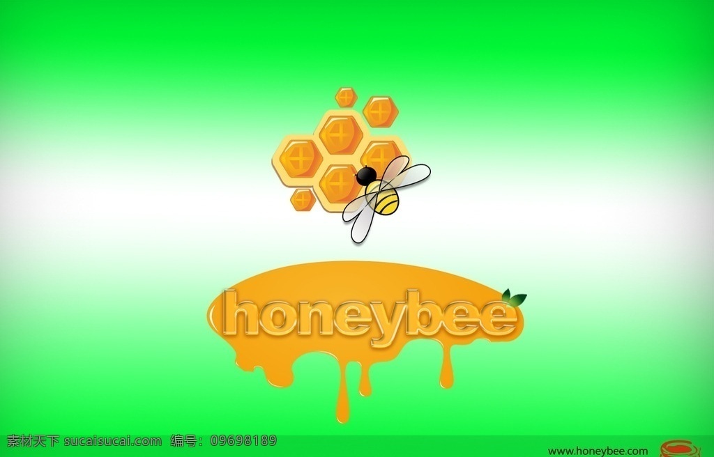 蜜蜂 honeybee 包装 包装设计 食品包装 标志图标 其他图标