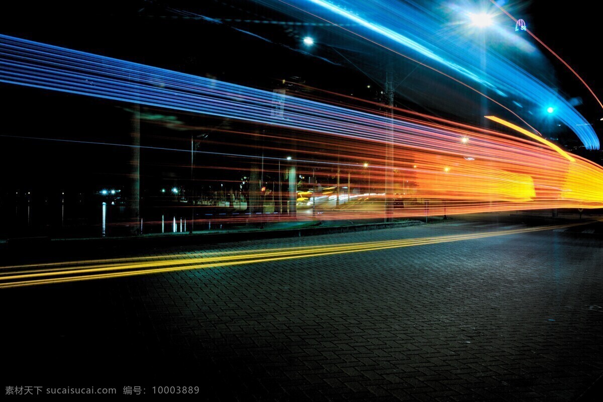 汽车 高速 行驶 背景 速度 科技感 未来 光效 光影效果 光轨 汽车类元素