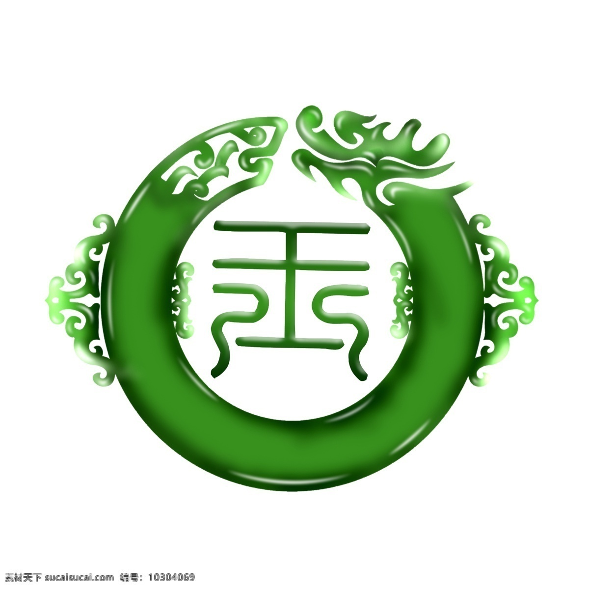 玉 标志 龙 翡翠 玉龙 玉银时代 标志图标 企业 logo