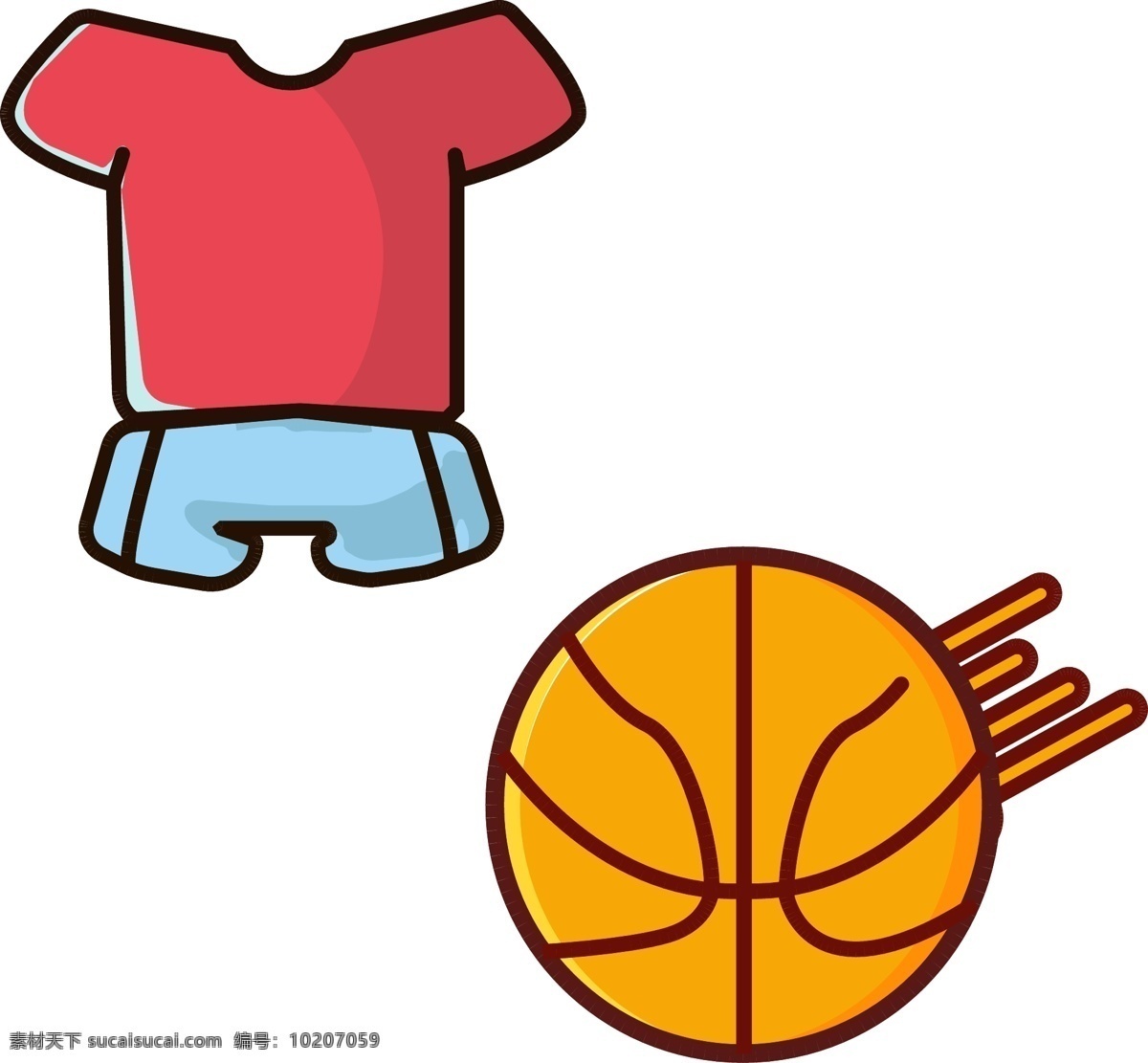 meb 可爱 卡通 篮球 球衣 ai素材